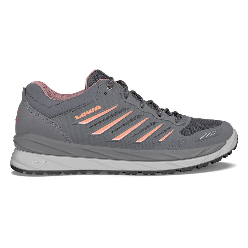Lowa | Damen Axos GTX Lo Ws, Grau/Melone | Schneller Versand
