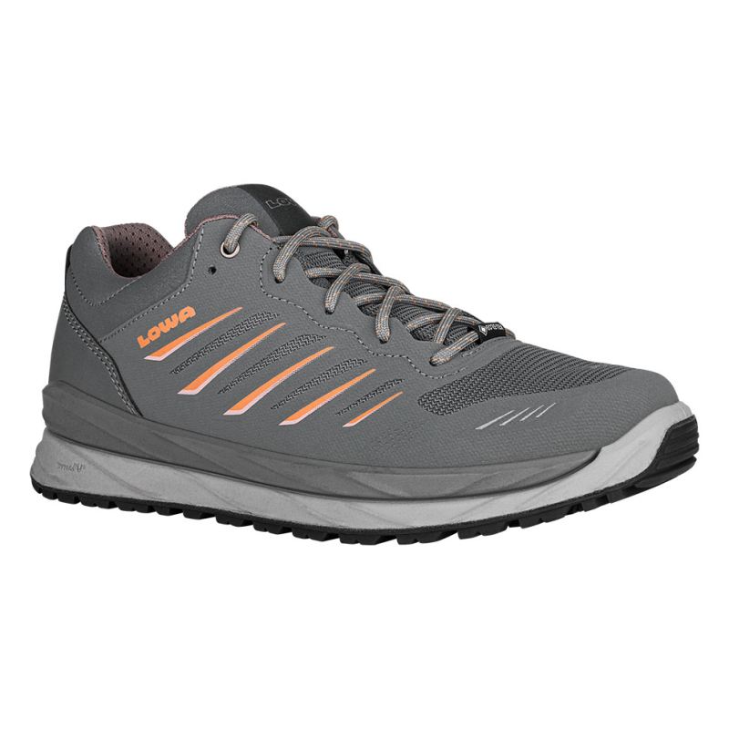 Lowa | Damen Axos GTX Lo Ws, Grau/Melone | Schneller Versand