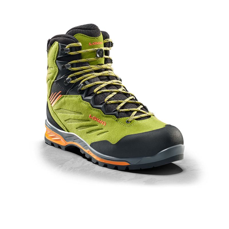 Lowa | Herren Cadin II GTX Mid, Lime/Flame | Schneller Versand