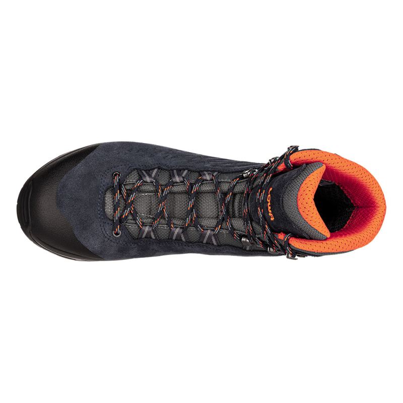 Lowa | Herren Lowa Explorer II GTX Mid, Marineblau/Orange | Schneller Versand