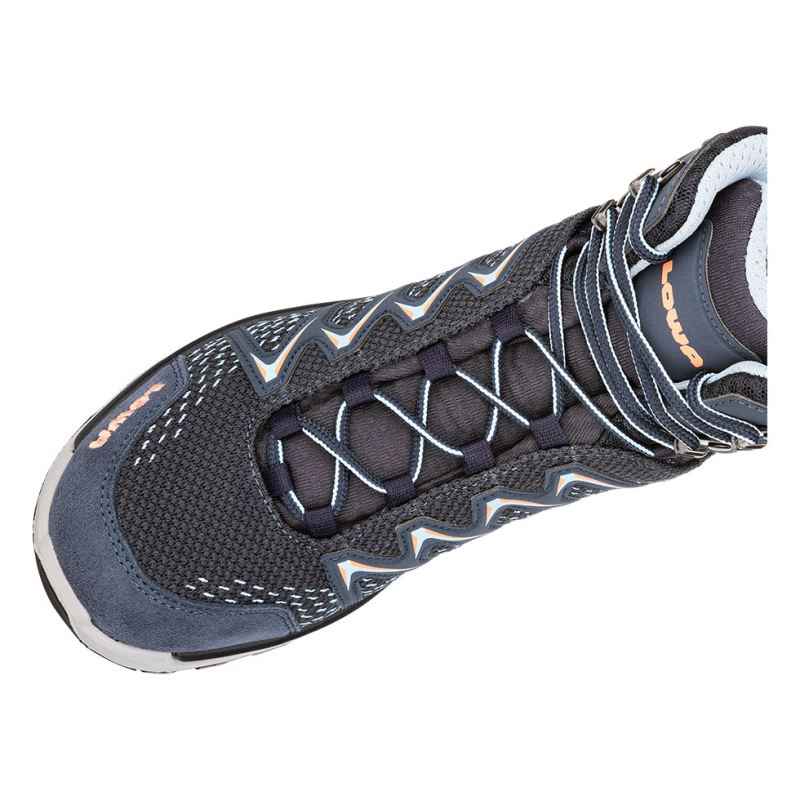Lowa | Damen Innox Pro GTX Mid Ws, Stahlblau/Lachs | Schneller Versand
