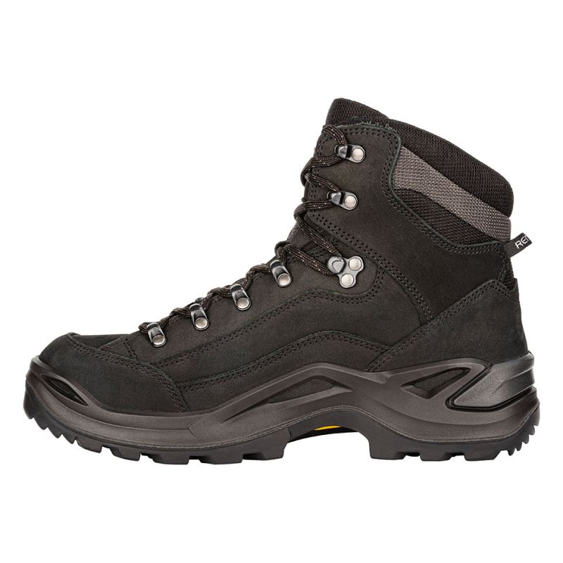 Lowa | Herren Renegade GTX Mid, Tiefschwarz | Schneller Versand