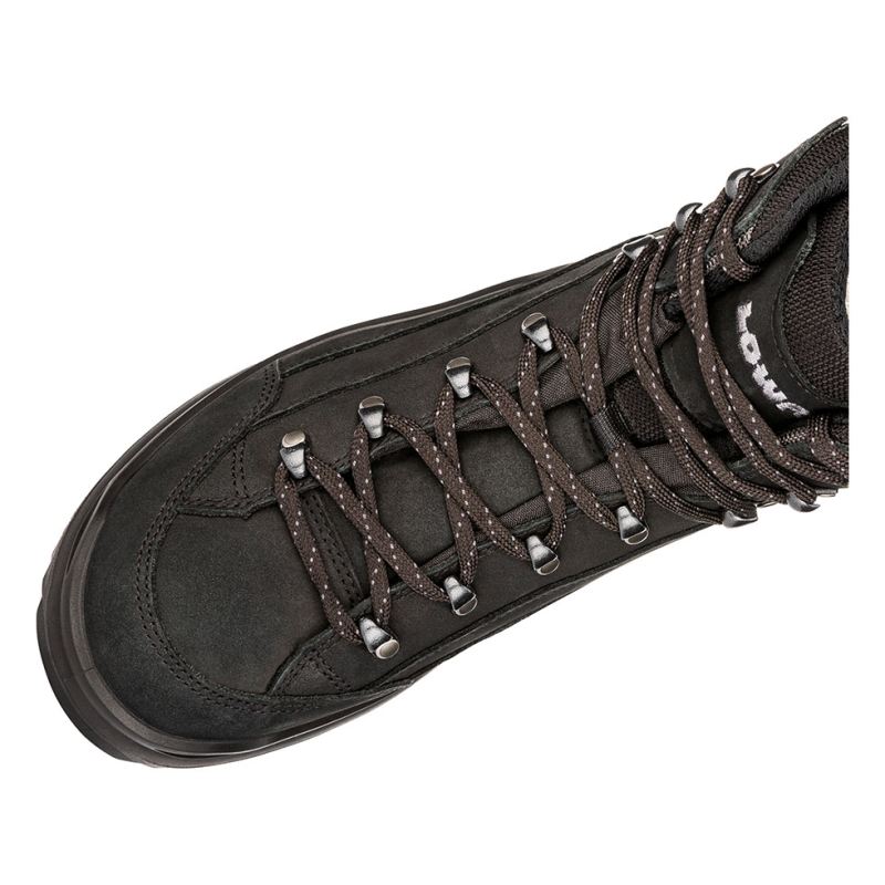 Lowa | Herren Renegade GTX Mid, Tiefschwarz | Schneller Versand